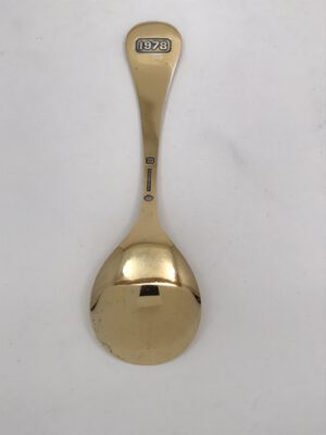 jaarlepel, georg jensen, denemarken, 1978, haarlemsche zilversmederij, kh schermerhorn