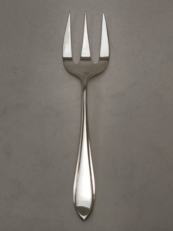 zilver broodvork model puntfilet 835/00 42 gram gemaakt door driesen te schoonhoven in 1958. te koop door haarlemsche zilversmederij k.h.schermerhorn te haarlem