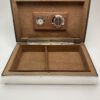 Zilver Humidor, Haarlem 2009, 1e gehalte zilver, gemaakt door Haarlemsche Zilversmederij K.H.Schermerhorn