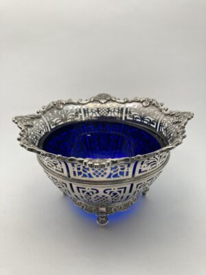 Zilver jardinière, Spoelstra, 1911, Haarlemsche Zilversmederij K.H.Schermerhorn, Haarlem