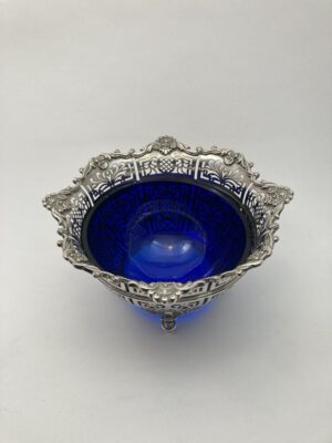 Zilver jardinière, Spoelstra, 1911, Haarlemsche Zilversmederij K.H.Schermerhorn, Haarlem