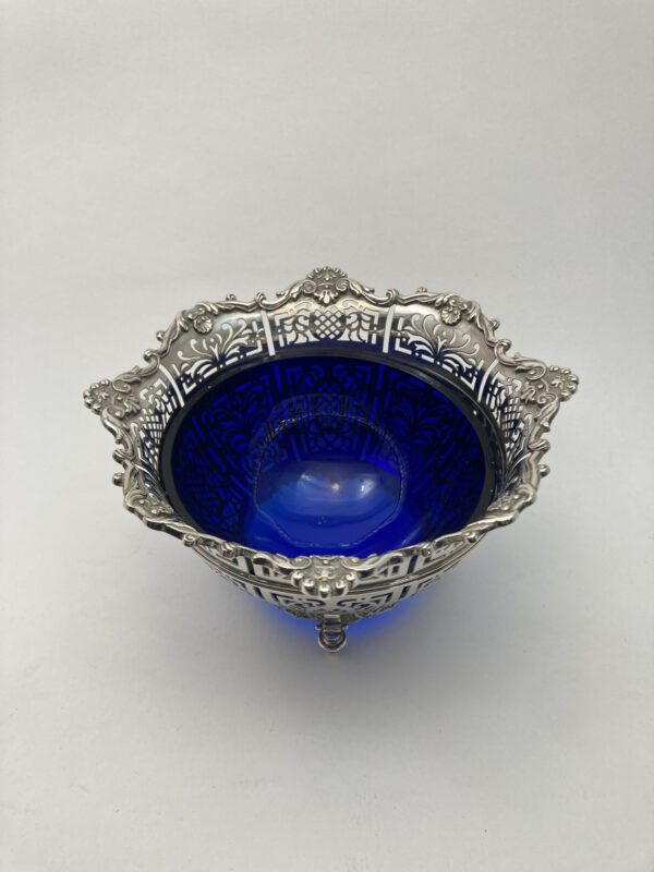 Zilver jardinière, Spoelstra, 1911, Haarlemsche Zilversmederij K.H.Schermerhorn, Haarlem