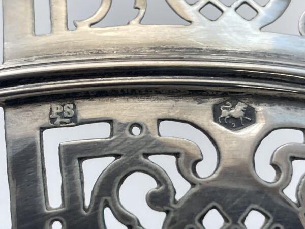 Zilver jardinière, Spoelstra, 1911, Haarlemsche Zilversmederij K.H.Schermerhorn, Haarlem