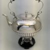 Zilver bouilloire, Witteveen, Groningen, 1909, zilver rechaud, langs en koops, Rotterdam, 1852, Haarlemsche Zilversmederij K.H.Schermerhorn, Haarlem