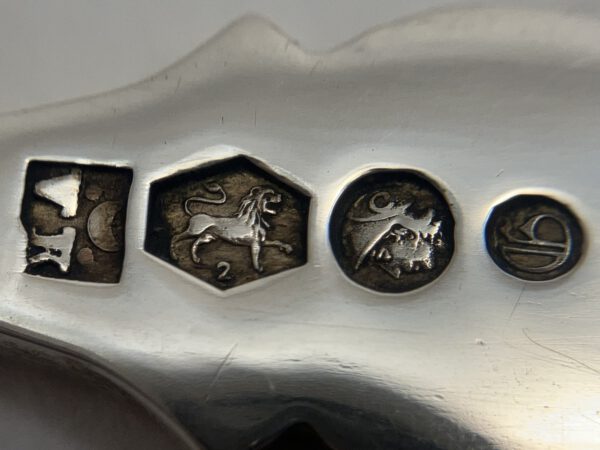 Zilver set van 12 ijslepels, van Kempen 1900, Haarlemsche Zilversmederij K.H.Schermerhorn, Haarlem
