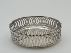 Zilver flessenbak van Kempen en Begeer 1924, haarlemsche Zilversmederij K.H.Schermerhorn, Haarlem