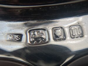 zilver kandelaars, haarlemsche zilversmederij k.H.schermerhorn