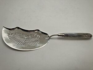 Aspergeschep, van Wijk, Amsterdam, 1826, zilver, Haarlemsche Zilversmederij K.H.Schermerhorn, Haarlem