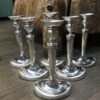 set van 6 kandelaars empire amsterdam 1807 Haarlemsche Zilversmederij K.H.Schermerhorn te Haarlem