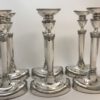 set van 6 kandelaars empire amsterdam 1807 Haarlemsche Zilversmederij K.H.Schermerhorn te Haarlem