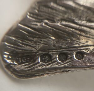 Zilver mus , zilver tafelstuk,nederland, Haarlemsche Zilversmederij K.H.Schermerhorn, Haarlem